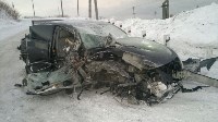 Поезд врезался в Lexus в Холмском районе, Фото: 9