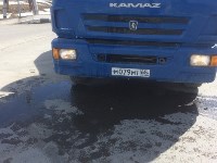Столкнулись бетономешалка КамАЗ и грузовик HINO, Фото: 7