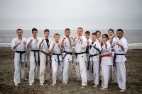 Тренировку на анивском пляже провели сахалинские каратисты, Фото: 9