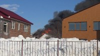 Пожар в Большой Елани тушат в Южно-Сахалинске, Фото: 1