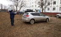 В Хомутово зафиксировали около 30 фактов незаконной парковки на газонах, Фото: 9