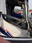 Мужчину зажало в кабине при столкновении двух грузовиков в Южно-Сахалинске, Фото: 1