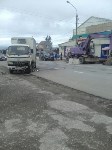 Пьяный водитель легковушки врезался в грузовик в Южно-Сахалинске, Фото: 3