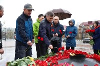 Сахалинские боксёры возложили цветы к Вечному огню, Фото: 5