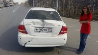 Автовышка врезалась в седан на пешеходном переходе в Южно-Сахалинске, Фото: 4