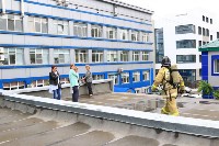 В Южно-Сахалинске при пожарных учениях нашли несколько проблем, Фото: 14