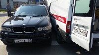 Машина скорой помощи попала в ДТП в Южно-Сахалинске, Фото: 7