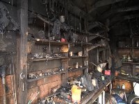 Четыре гаража сгорели в Южно-Сахалинске, Фото: 1