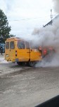 Маршрутный автобус загорелся в Южно-Сахалинске, Фото: 3