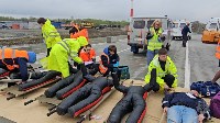 "Самолёт загорелся в воздухе": в аэропорту Южно-Сахалинска провели масштабные учения, Фото: 9