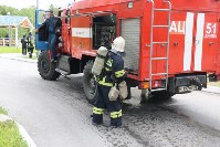 Условный пожар "потушили" в детском лагере в Анивском районе, Фото: 29