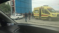 Три "тойоты" столкнулись во дворе в Южно-Сахалинске, Фото: 1