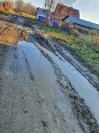 Сахалинцы показали "страшную" дорогу в Тымовском: дети ходят по уши в грязи, взрослые строят мосты, Фото: 6