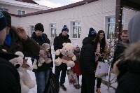 Хоккеисты «Сахалина» подарили подарки воспитанникам троицкого детского дома, Фото: 3