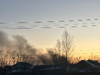 Пожар в Южно-Сахалинске , Фото: 4