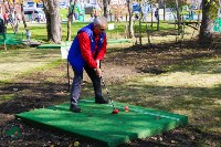 Площадка для игры в гольф открылась в городском парке Южно-Сахалинска, Фото: 9