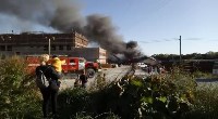 На территории будущей школы в Дальнем вспыхнул пожар, Фото: 1