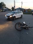Молодой мотоциклист пострадал в ДТП в Южно-Сахалинске, Фото: 2