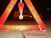 Две иномарки столкнулись в Южно-Сахалинске вечером 22 сентября, Фото: 1