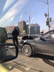 Седан и внедорожник столкнулись на перекрестке в Южно-Сахалинске, Фото: 4