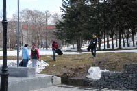 Уборка дворов и улиц в Южно-Сахалинске, Фото: 19