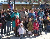 Несколько тысяч гостей принял в День Победы парк Южно-Сахалинска , Фото: 8