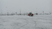 Первый в этом году снежный циклон пришел на юг Сахалина, Фото: 30