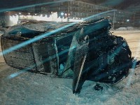 Водитель внедорожника пострадал при столкновении со снегоуборочной машиной в Южно-Сахалинске, Фото: 5