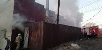 Пристройка к кафе "Лизгистан" загорелась в Корсакове, Фото: 5