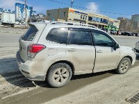 Очевидцев столкновения  Subaru Foreste и Nissan AD ищут в Южно-Сахалинске, Фото: 2