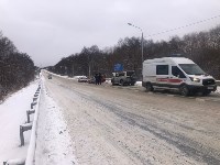 Мужчина пострадал в лобовом ДТП на дороге Южно-Сахалинск - Корсаков, Фото: 4