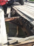 Старый мост в Чехове провалился под тяжестью пожарной машины, Фото: 8