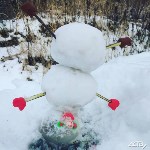 100 снеговиков сделали сахалинские ребятишки на конкурс astv.ru, Фото: 5
