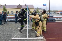 Пожарные Сахалина прошли через «паутину», «молот» и «темную комнату», Фото: 28