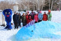 Конкурс снежных фигур в честь Всемирного дня китов  провели волонтеры Экоцентра «Родник», Фото: 7