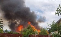 Частный дом дотла сгорел в Южно-Сахалинске, Фото: 1