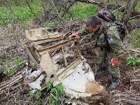 Сахалинские поисковики установили причину гибели экипажа бомбардировщика Ту-2 в Тымовском районе, Фото: 9