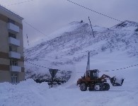 Расчистка снега в селе Чехов, Фото: 1