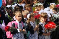 Первый звонок прозвенел в Корсакове для 4650 школьников, Фото: 2