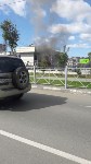 На перекрёстке улиц Ленина и Емельянова в Южно-Сахалинске загорелся автомобиль, Фото: 7