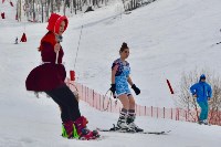 Полсотни сахалинцев разделись, чтобы спуститься на лыжах и сноубордах с «Горного воздуха», Фото: 15