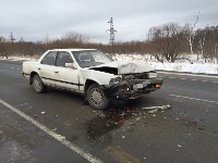 Несколько автомобилей столкнулись на автороге Южно-Сахалинск-Троицкое, Фото: 2