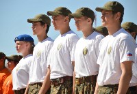 Сахалинские курсанты получили васильковые береты Президентского полка, Фото: 5