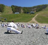 Юные каратисты провели открытую тренировку на «Горном воздухе», Фото: 5
