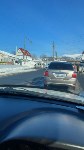 Три автомобиля столкнулись в Южно-Сахалинске, Фото: 1