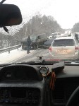 При ДТП на Корсаковской трассе пострадали люди, Фото: 2