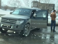 В Южно-Сахалинске столкнулись Nissan Almera и Mitsubishi Pajero, Фото: 3