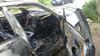 Автомобиль Toyota Crown сгорел в Южно-Сахалинске, Фото: 1