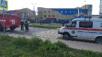 Постояльцев и персонал эвакуировали из гостинице "Спортивной" в Южно-Сахалинске, Фото: 2