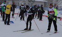 Сахалинские чиновники вышли на лыжню, Фото: 8